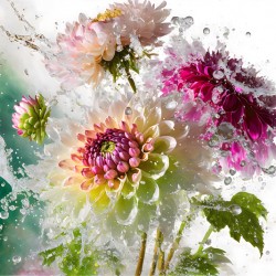 A Splash of Dahlias