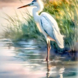 Egret Pose