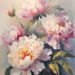 Painting Peonies