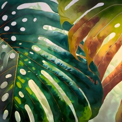 Philodendron Fronds I