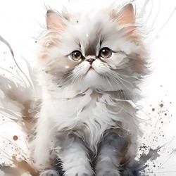 Seal Point Persian Kitten