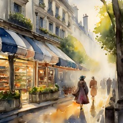 Street Shops in Paris
