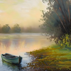 The Boat Along The Bank