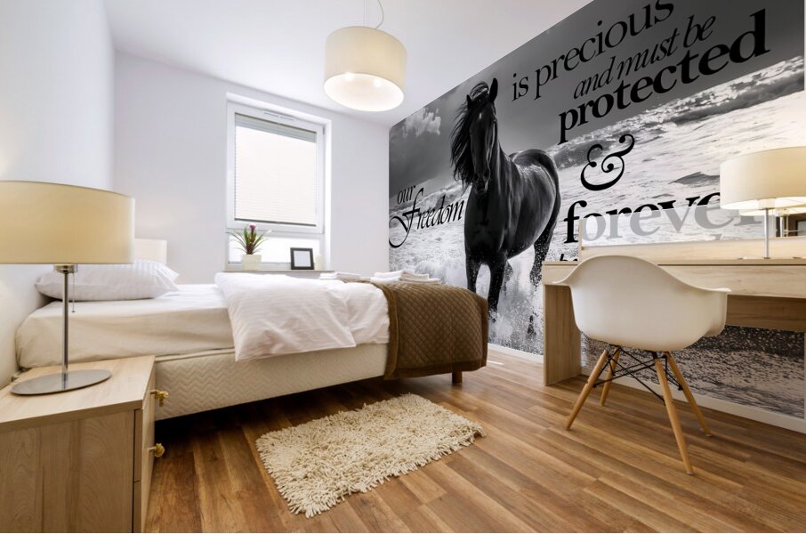 Freedom Horse Mural print