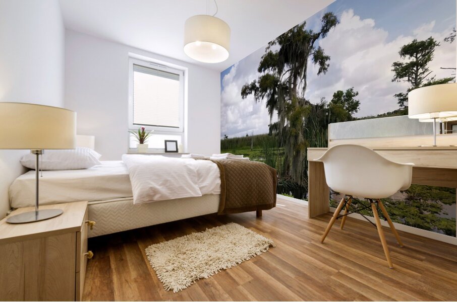 Perfect Osprey Nest Mural print