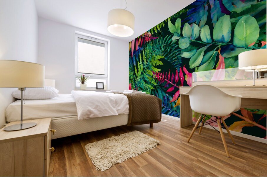 Tropical Leaves IV Mural print