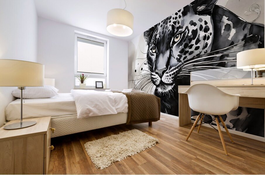 Perfect Panther Mural print