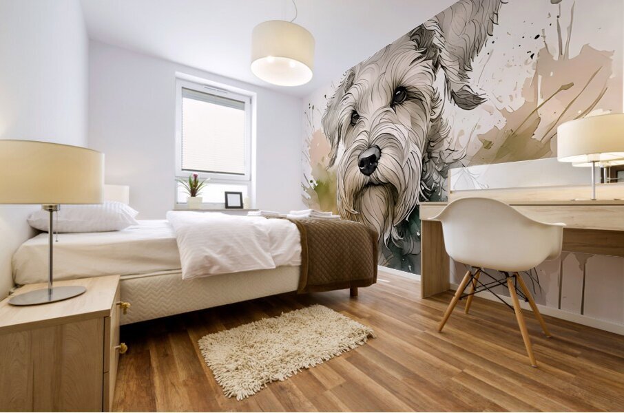 Mr. Dibs I Mural print