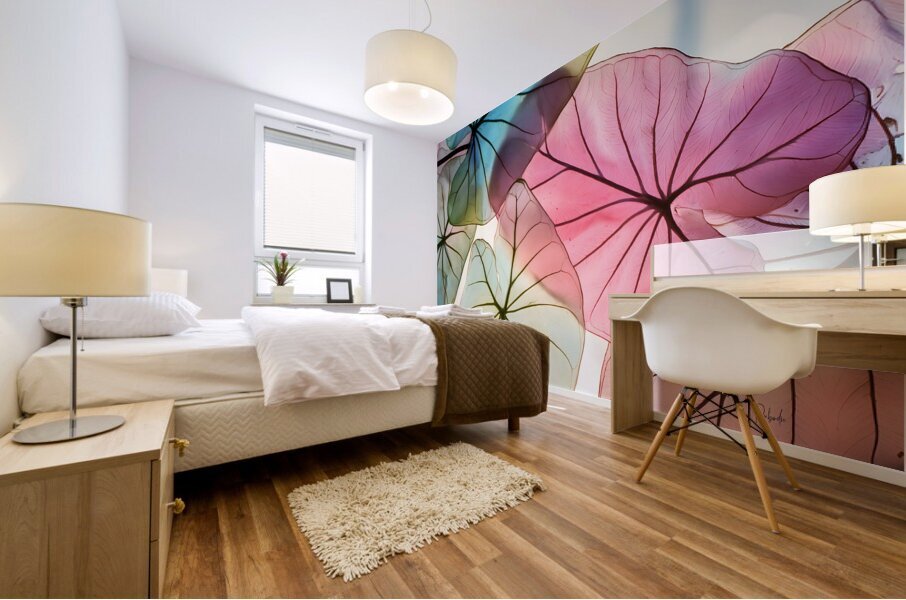 Caladium Colors II Mural print