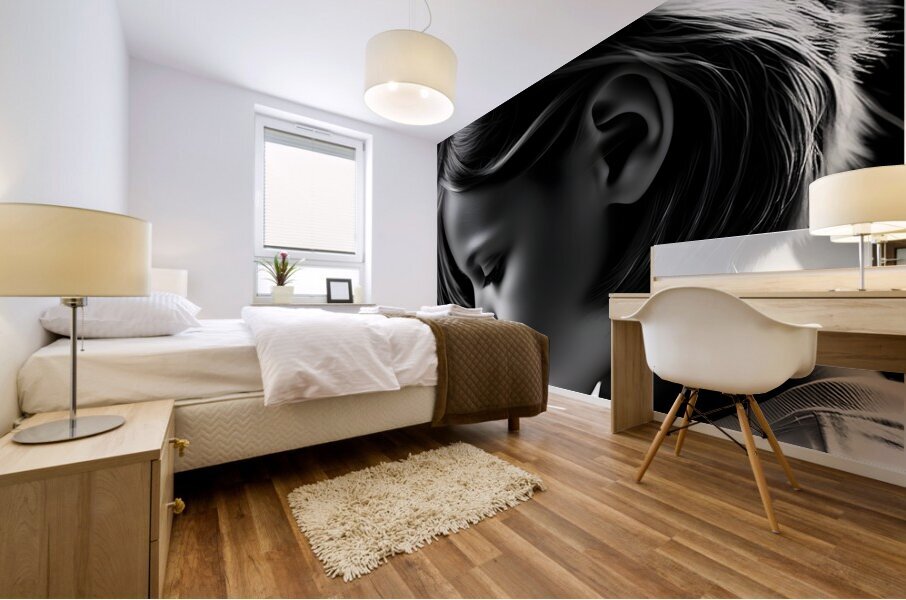 Deep In Thought Mural print