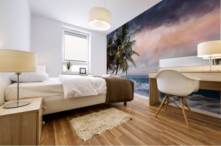 The Clearing Storm Mural print