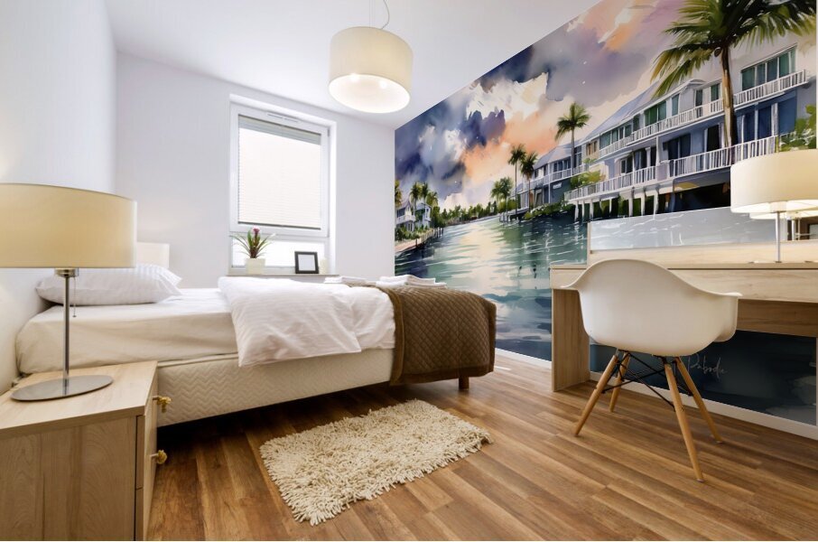 Life In The Florida Keys Mural print