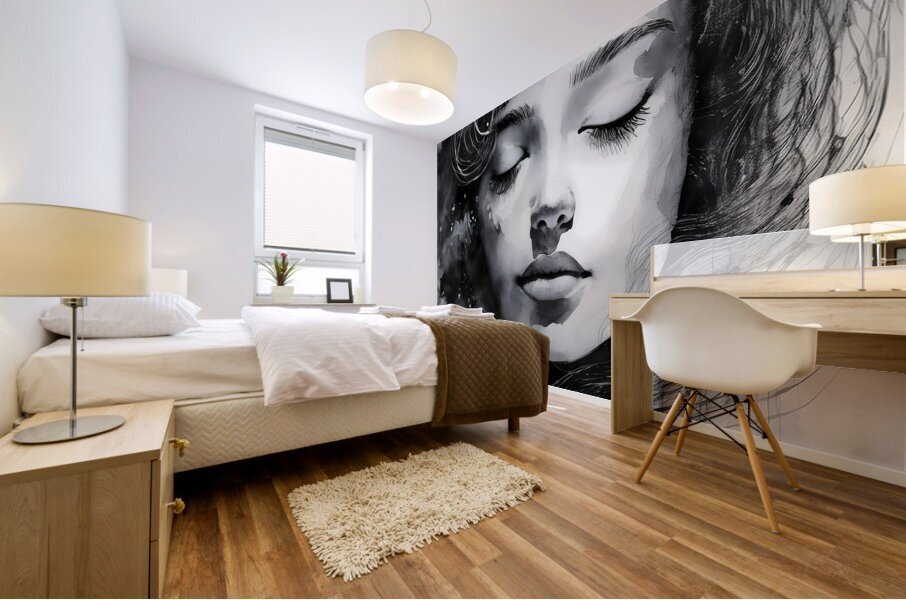 Peaceful Slumber Mural print