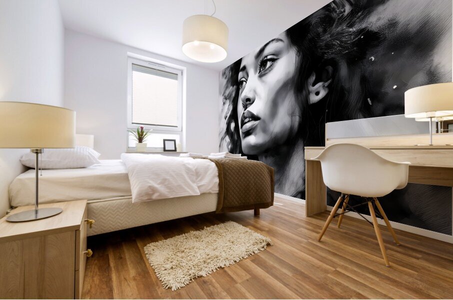 The Singer Mural print