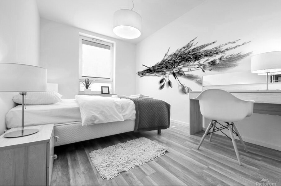 Dried Grasses and Flower Pods Mural print