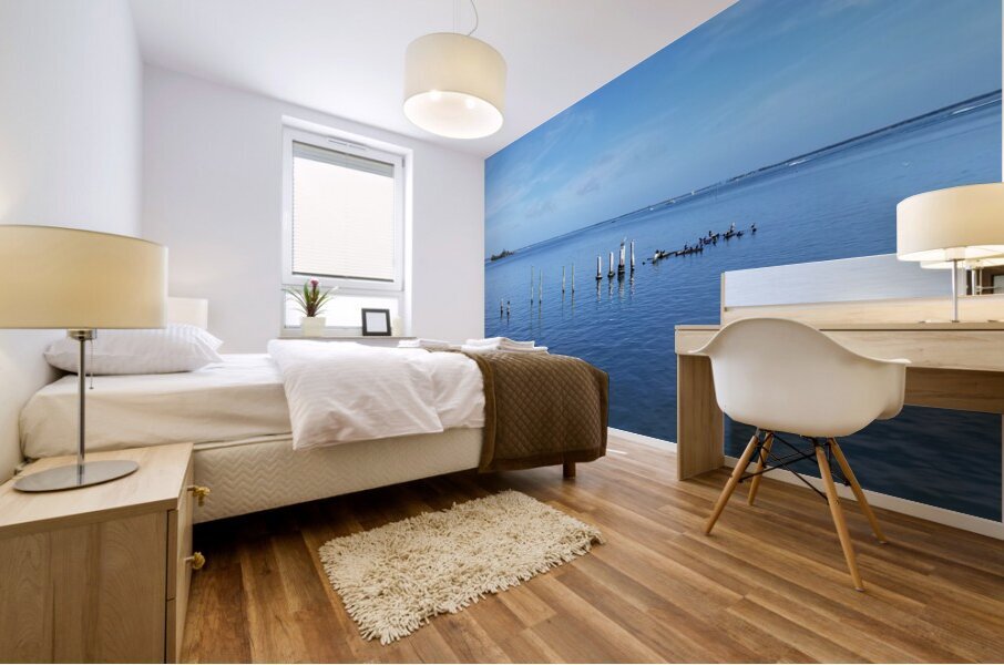 Dock of Better Days Mural print