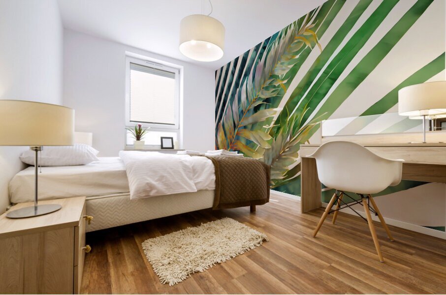 Tropical Palms I Mural print