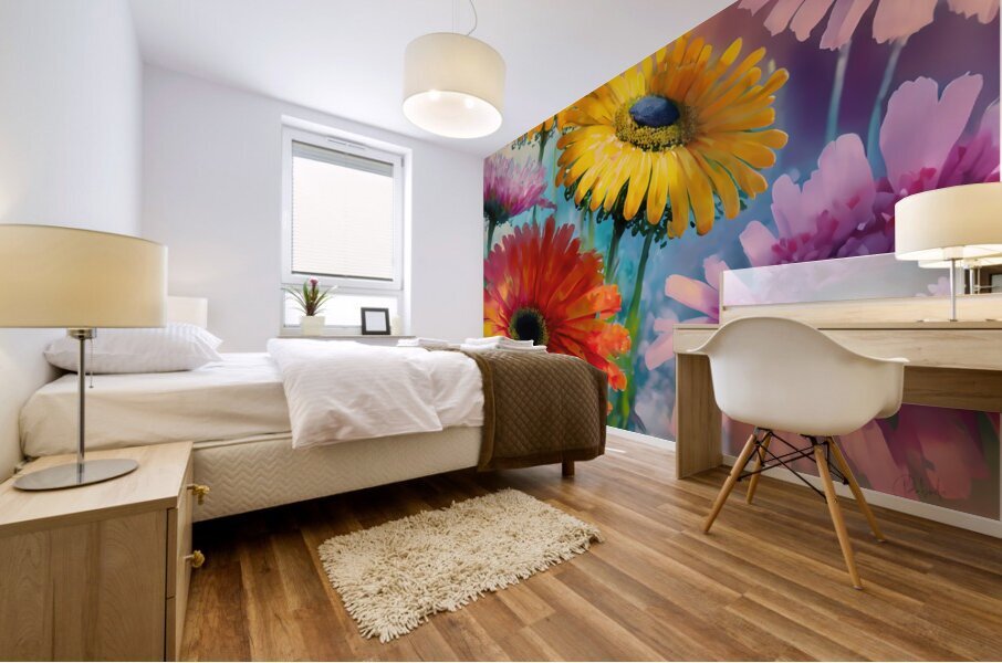 Gerbera Daises II Mural print