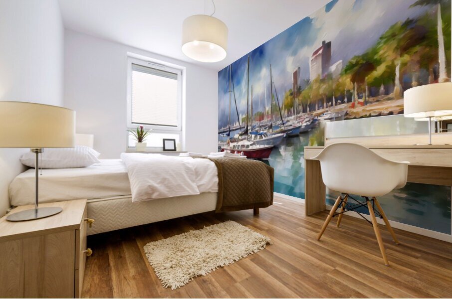 Marina Del Rey Mural print