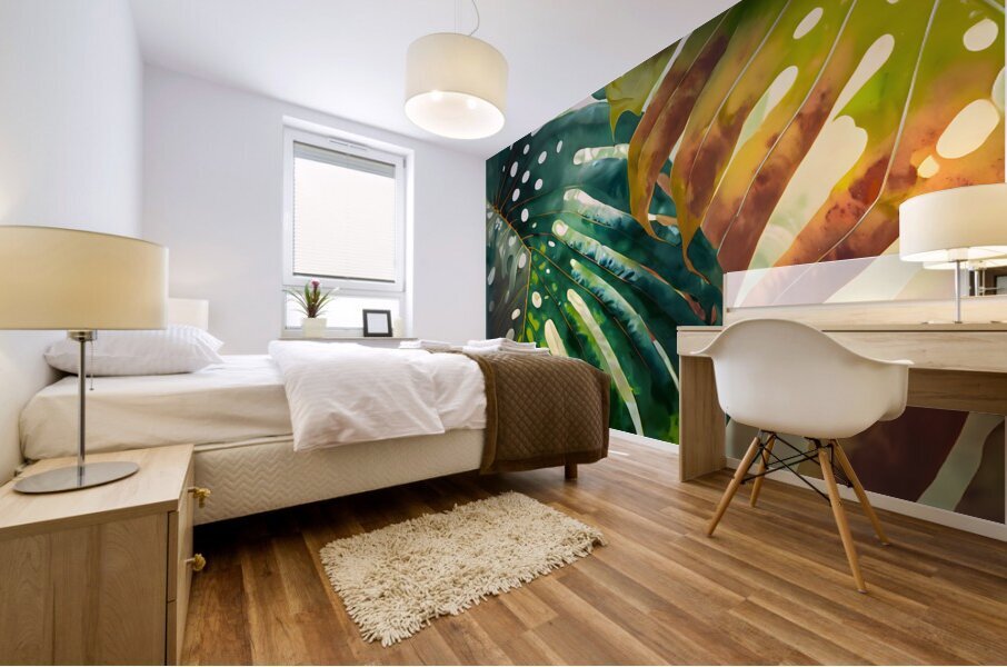 Philodendron Fronds I Mural print