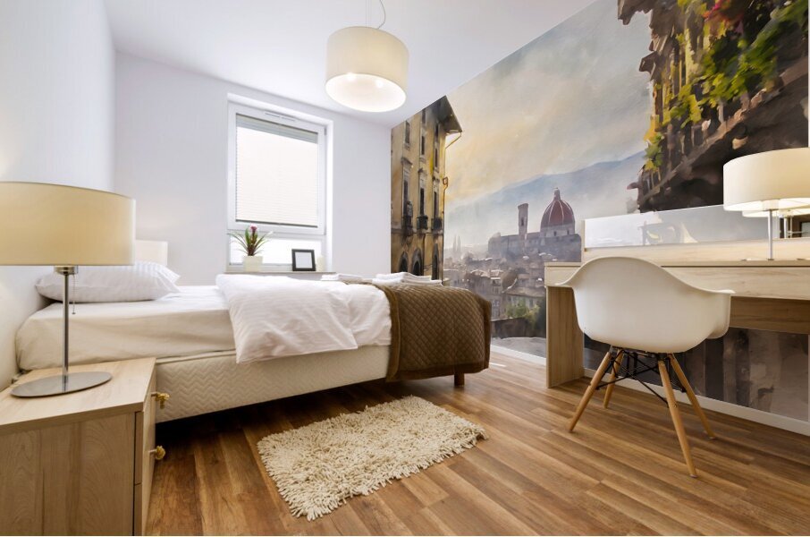 Florence Italy City View Mural print
