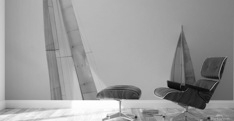 Tall Sails and Busy Waters Wall Murals