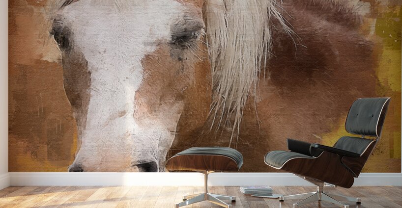 Beautiful Palomino Horse Wall Murals
