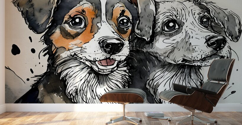 Puppy Pals Wall Murals