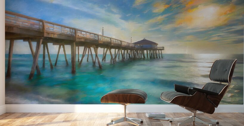 Florida FIshing Pier Wall Murals