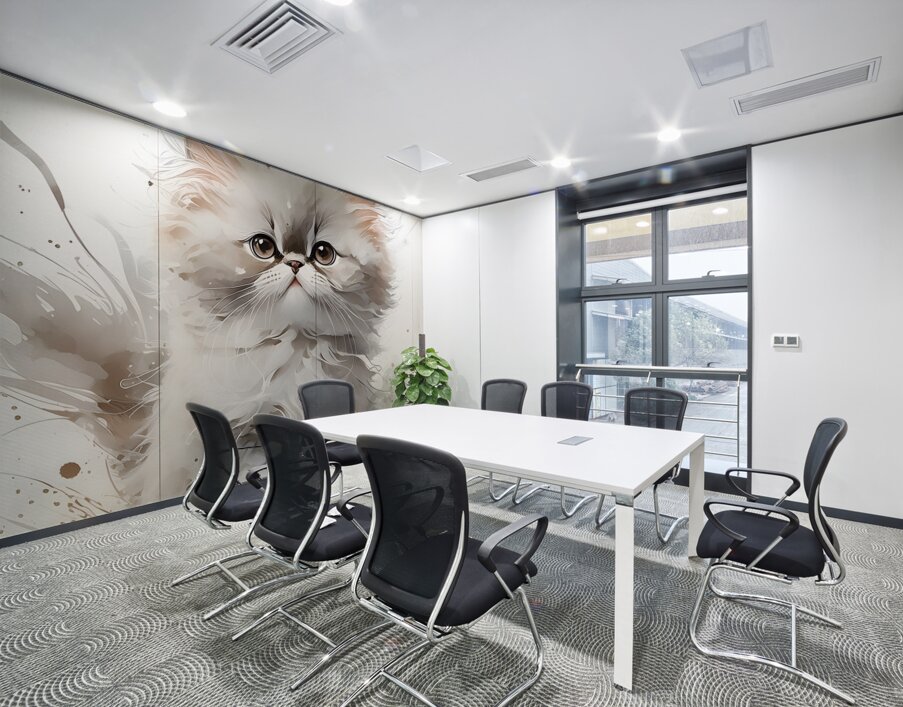 Seal Point Persian Kitten Wall Printing