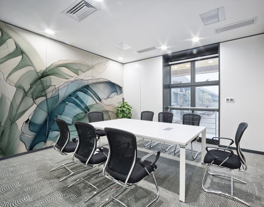 Banana Leaves Ink Wash III Wall Printing