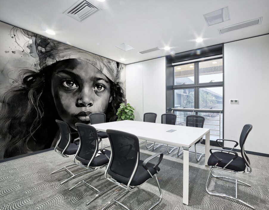 Fearless Beauty Wall Printing