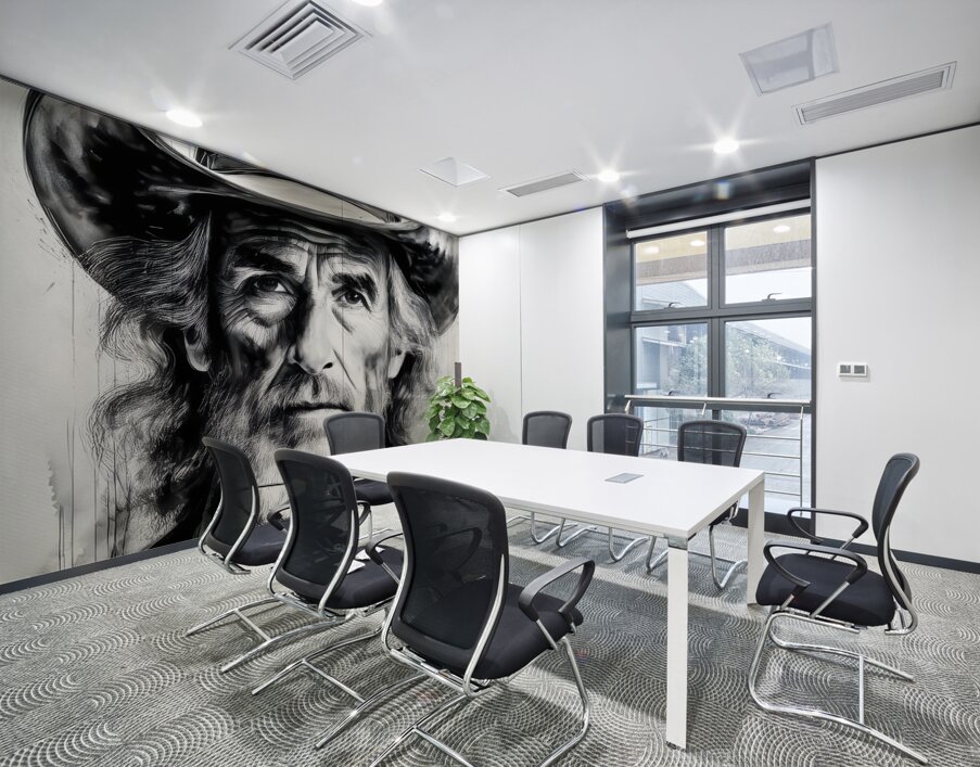 The Elder Cowboy Wall Printing