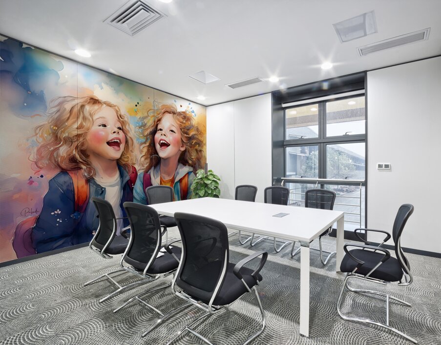 The Sound of Children Laughing Wall Printing