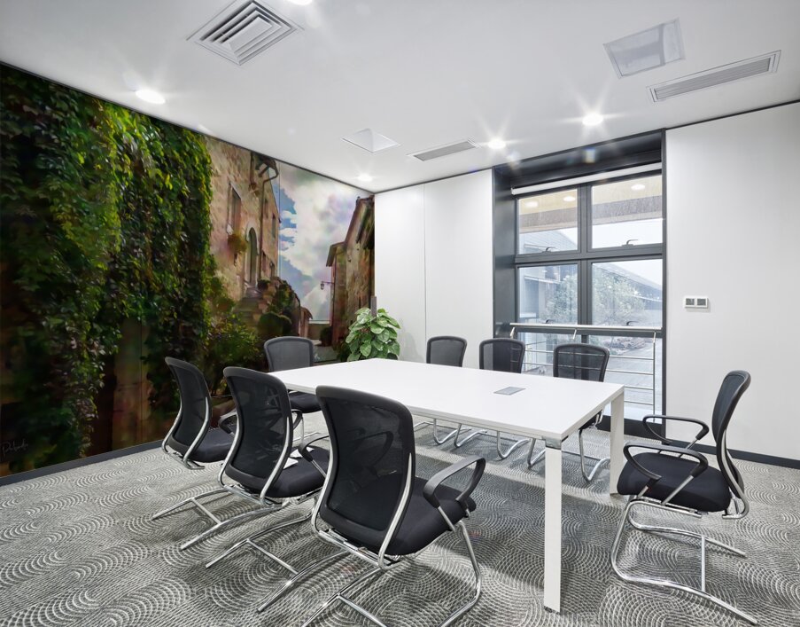 Cobblestone Steps and Stones to the Sky Wall Printing