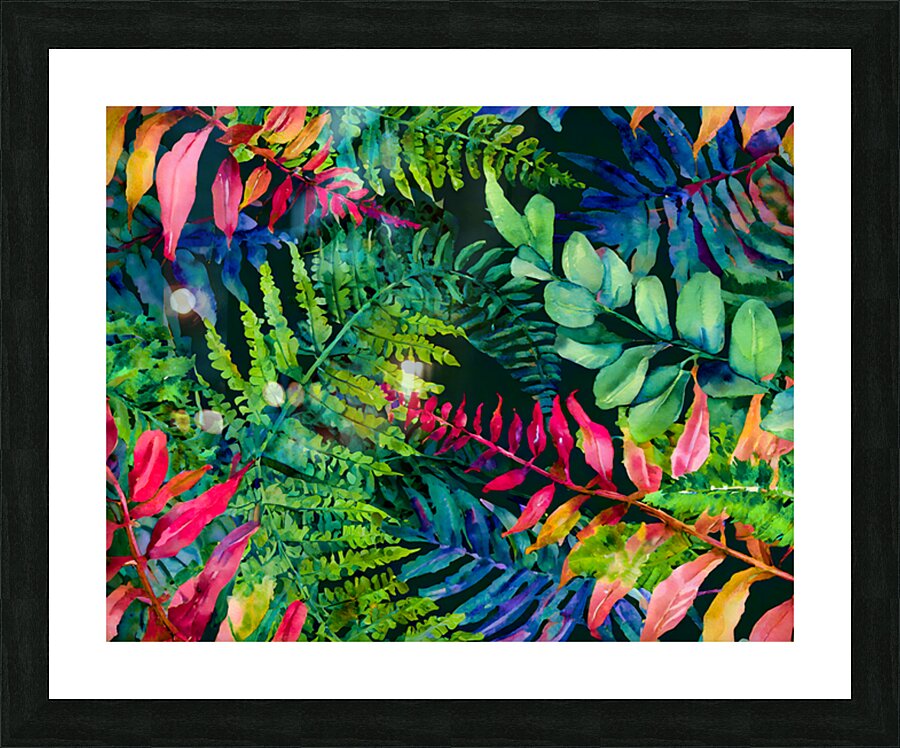 Tropical Leaves IV Picture Frame print