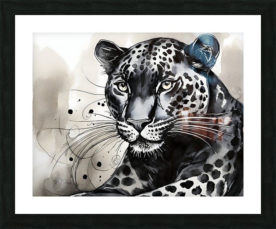 Perfect Panther Picture Frame print