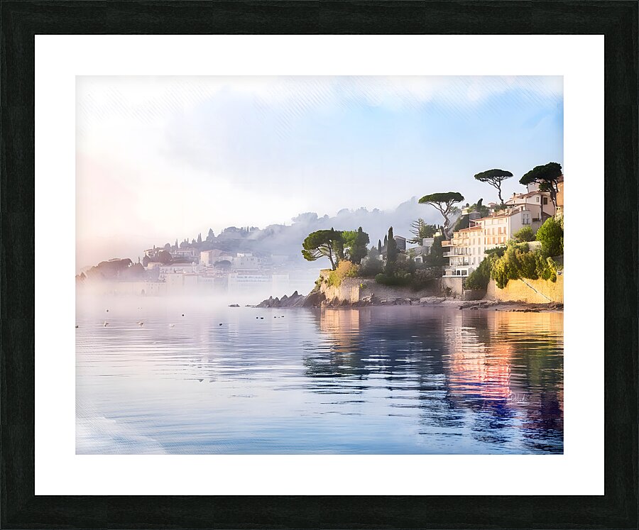 Cote dAzur Tranquility Picture Frame print
