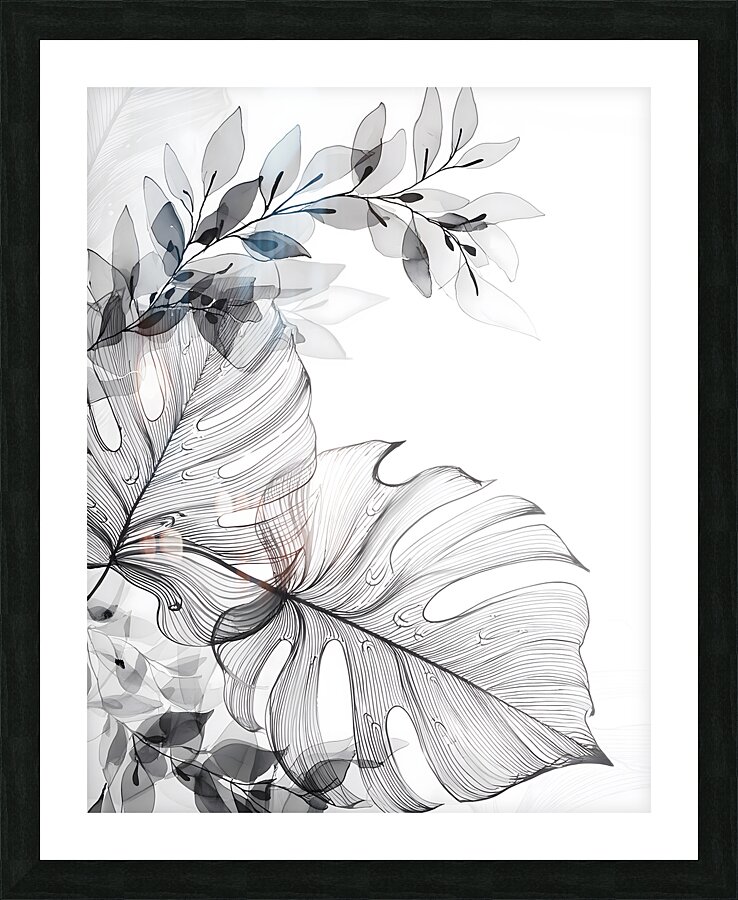 Tropical Transparencies I Picture Frame print