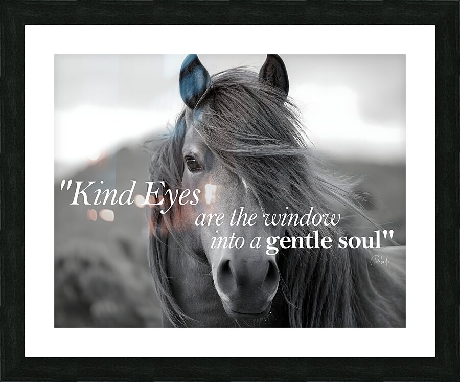 Kind Eyes Picture Frame print