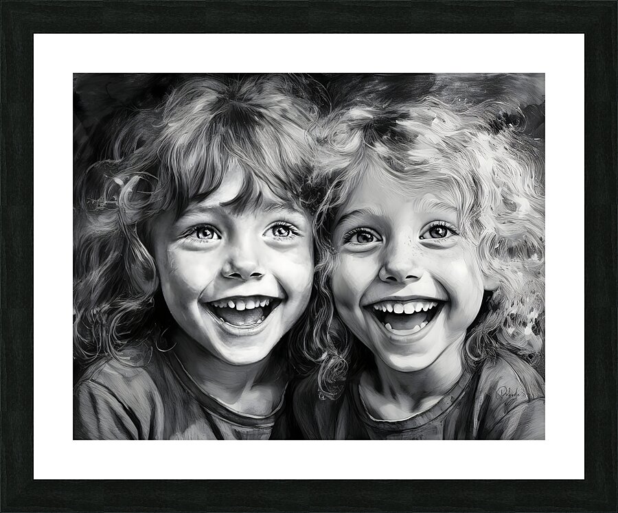 Besties Picture Frame print