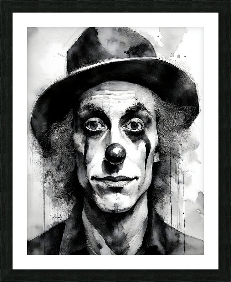 Mr. Clown Picture Frame print