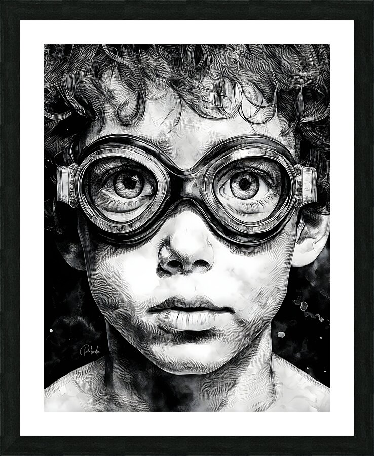 The Swimmer Picture Frame print