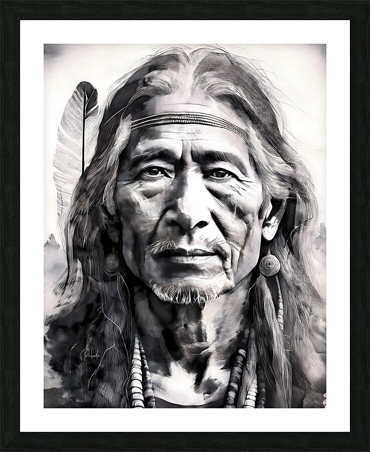 The Healer Picture Frame print