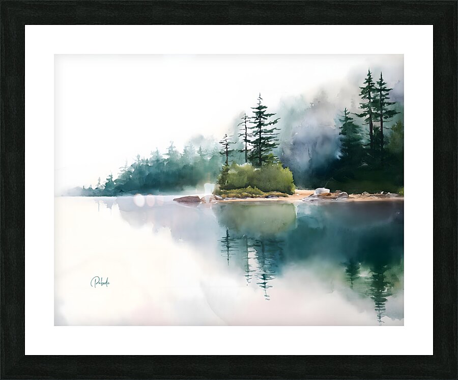 The Quiet Place Picture Frame print