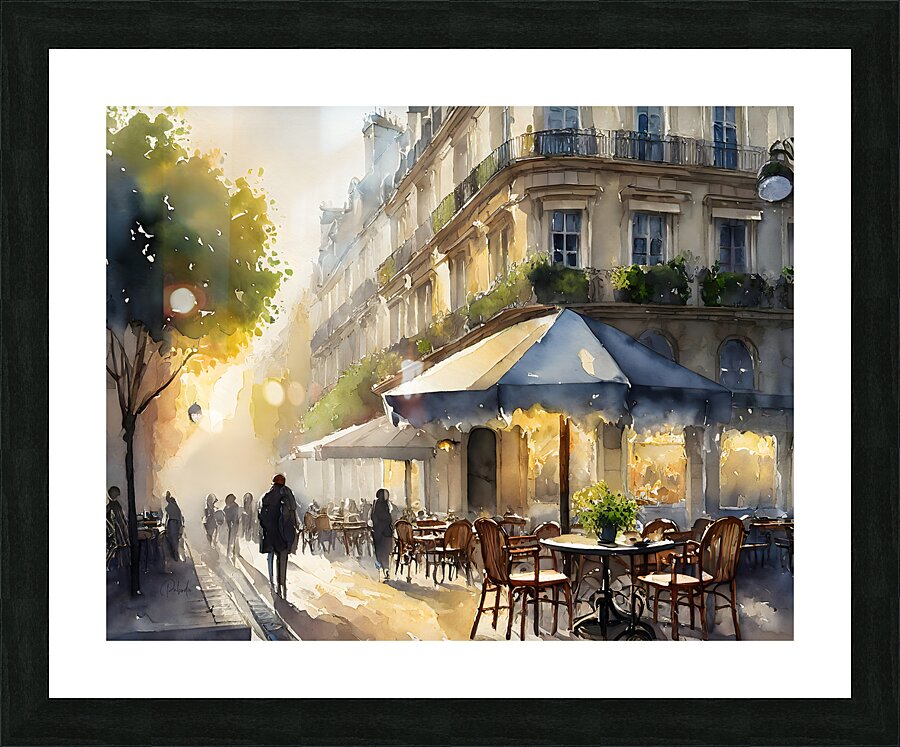 Paris Waking Up Picture Frame print