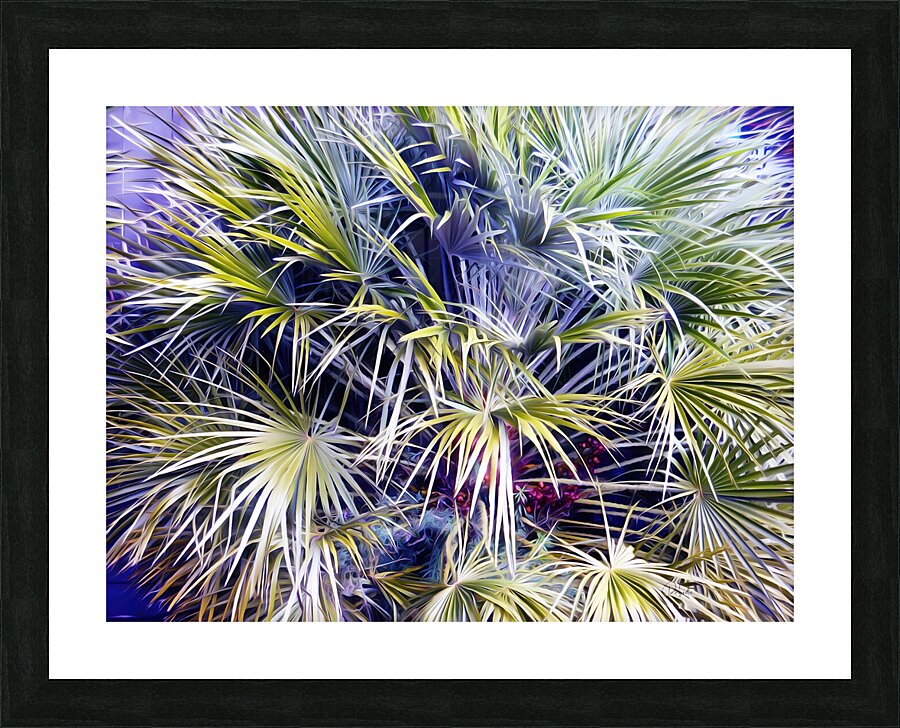Palms & Berries Picture Frame print