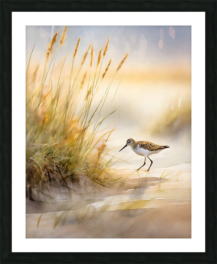 The Sandpiper Shoreline Picture Frame print