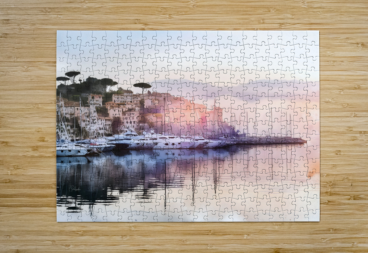 Riviera Yachts and Homes Pabodie Art Puzzle printing