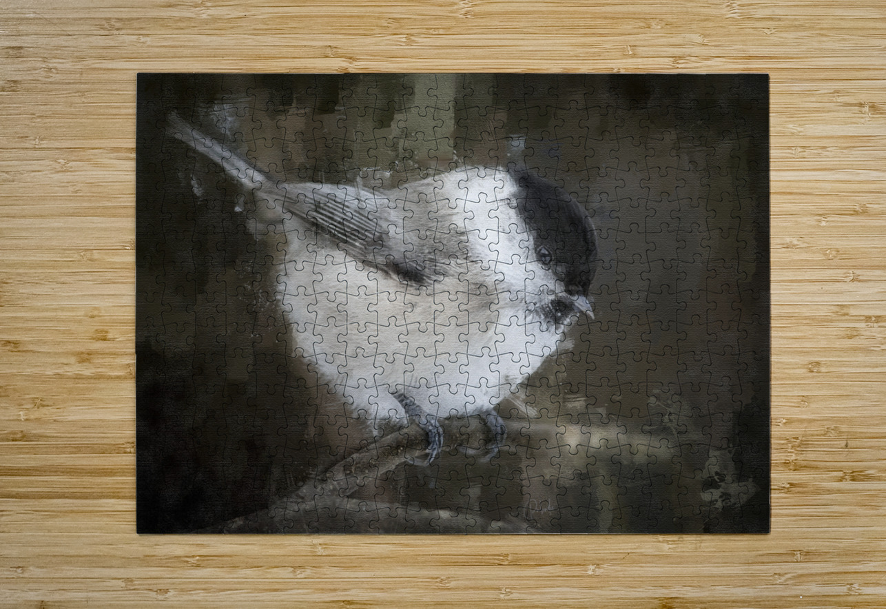 Willow Tit Bird Pabodie Art Puzzle printing
